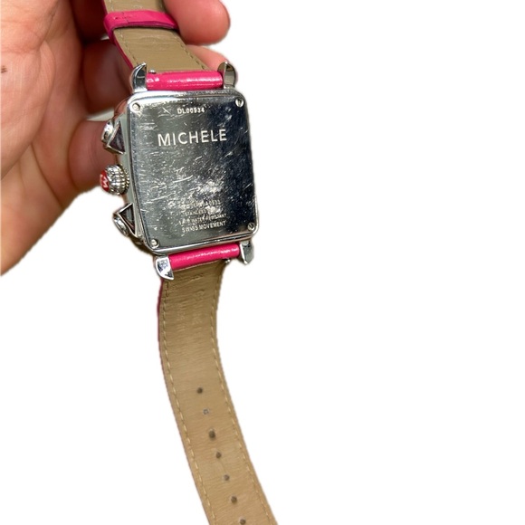 Michele 18MM White Dial Deco Carousel Watch - Picture 2 of 5